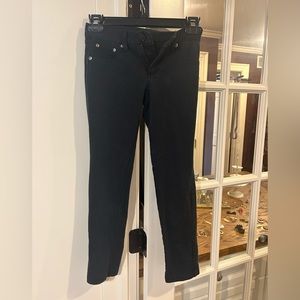 Girls size 10 Paper Denim and Cloth black skinny jeans